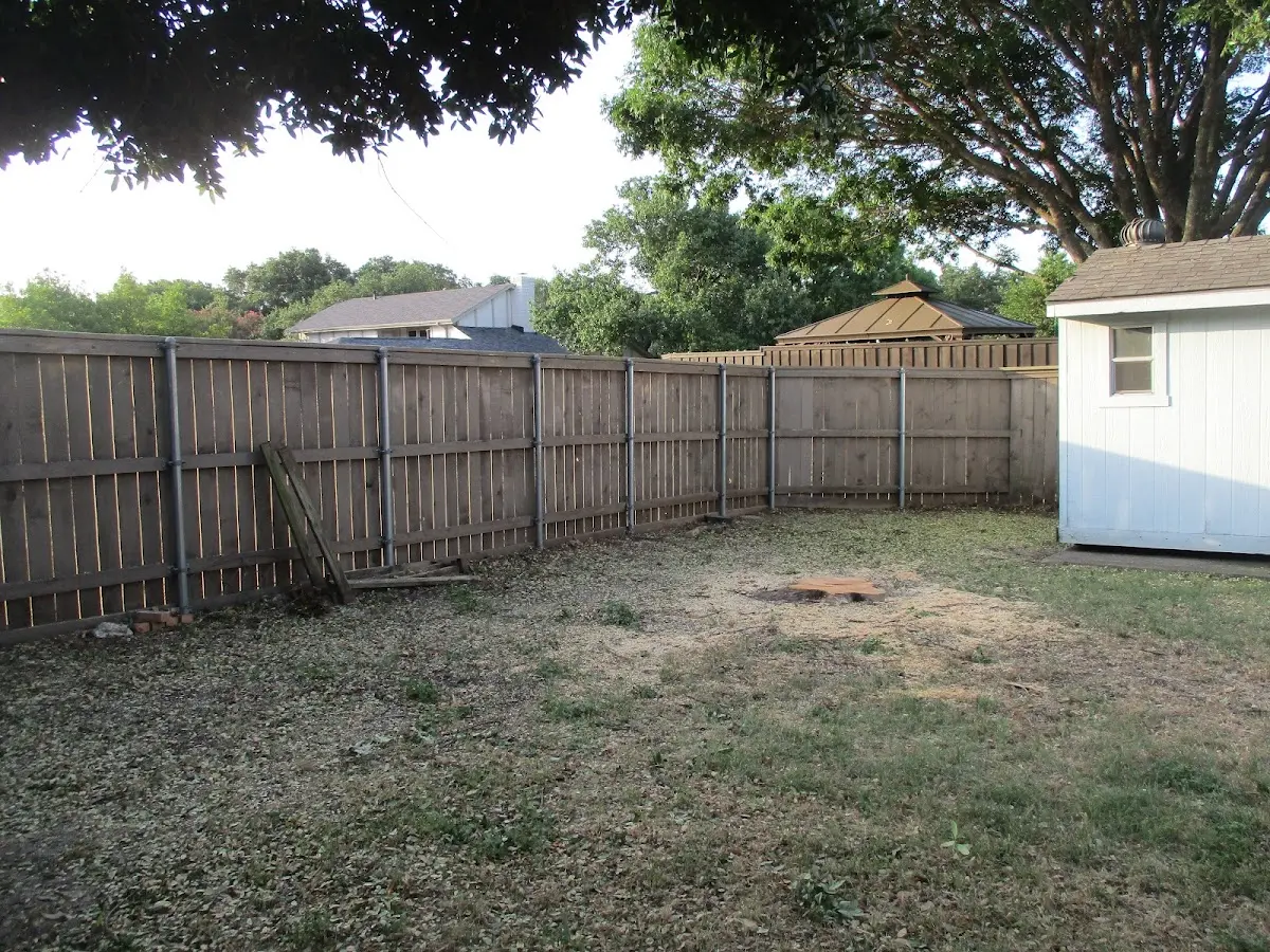 Cleared yard after professional tree removal in Elmer City